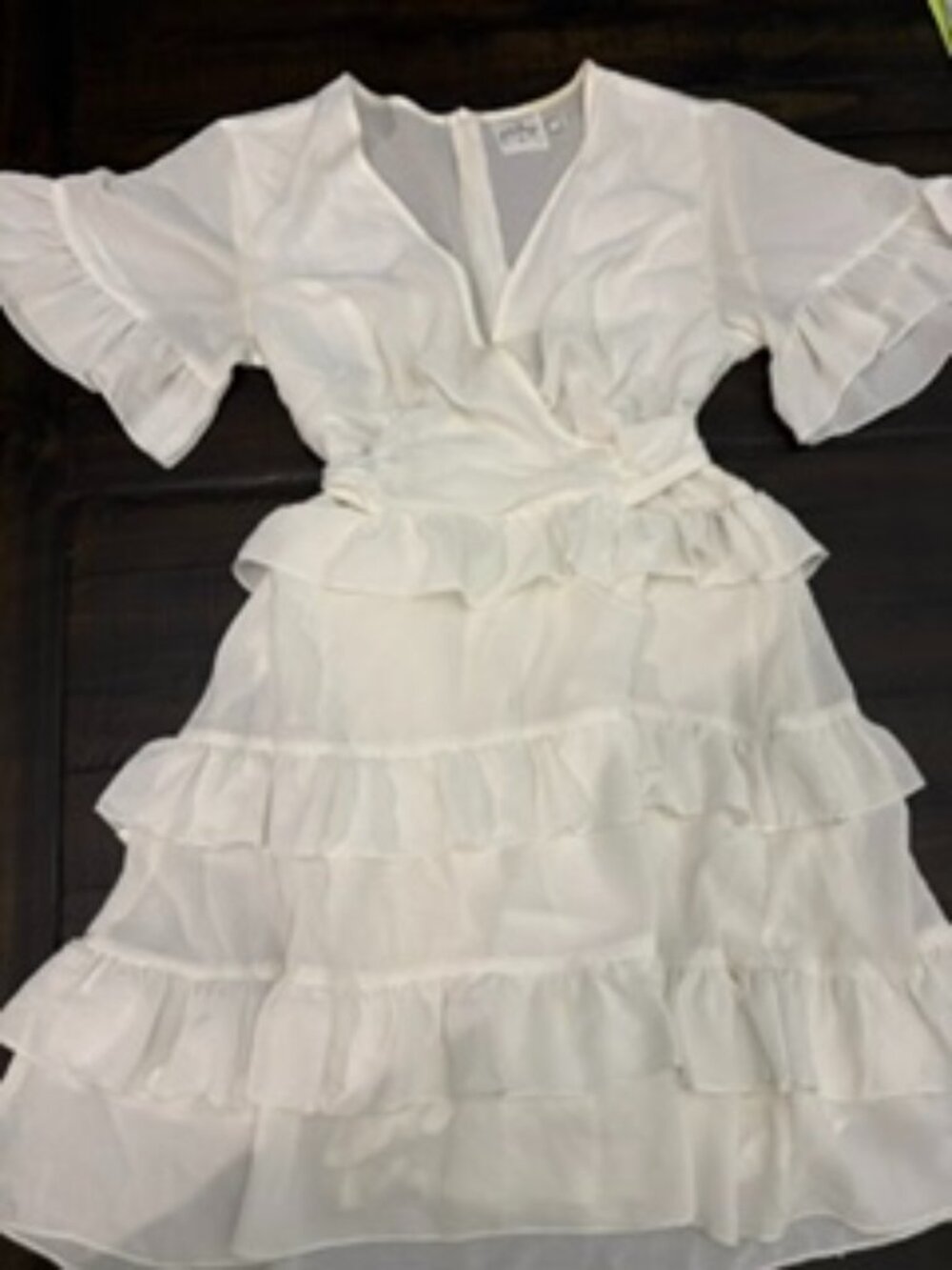 Cream Polly Dress